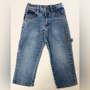 Vintage Y2K FUBU Jeans Youth Boys Sz 4 baggy Wide Leg Jeans.